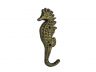 Rustic Gold Cast Iron Seahorse Hook 5 - 1