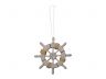 Rustic Decorative Ship Wheel With Anchor Christmas Tree Ornament 6 - 1