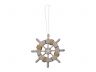 Rustic Decorative Ship Wheel With Starfish Christmas Tree Ornament 6 - 1