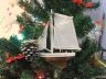 Wooden Columbia Model Sailboat Christmas Tree Ornament 9 - 3