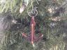 Antique Copper Admiralty Anchor Christmas Ornament 6  - 2