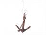 Antique Copper Admiralty Anchor Christmas Ornament 6  - 1