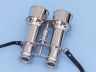 Commanders Chrome Binoculars with Leather Case 6  - 2
