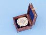 Solid Brass Emerson Poem Compass 4 w- Rosewood Box - 2