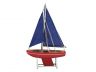 Wooden Decorative Sailboat Model American Anchor 12 - 1