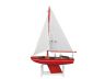 Wooden Decorative Sailboat Model Nautical Rose 12 - 1
