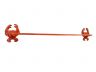 Rustic Red Whitewashed Cast Iron Crab Bath Towel Holder 27 - 2