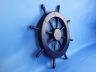 Dark Blue Decorative Ship Wheel 18 - 8