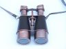 Admirals Antique Copper Binoculars With Leather Case 6 - 10