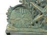 Antique Bronze Cast Iron Seashell Napkin Holder 7 - 1