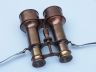 Commanders Antique Copper Binoculars with Leather Case 6  - 3