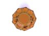 Orange Japanese Glass Fishing Float Bowl with Decorative Brown Fish Netting 8 - 2