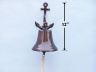 Antique Copper Hanging Anchor Bell 12 - 1