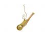 Solid Brass-Copper Bosun Whistle Christmas Ornament 4 - 1
