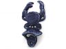 Rustic Dark Blue Cast Iron Wall Mounted Crab Bottle Opener 6 - 1
