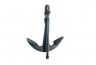 Seaworn Blue Cast Iron Anchor Paperweight 5 - 1