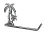 Antique Silver Cast Iron Palm Tree Hand Towel Holder 10 - 2