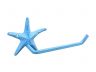 Light Blue Whitewashed Cast Iron Starfish Toilet Paper Holder 10 - 2