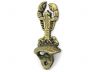 Antique Gold Cast Iron Wall Mounted Lobster Bottle Opener 6 - 1