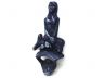 Rustic Dark Blue Cast Iron Wall Mounted Mermaid Bottle Opener 6 - 1