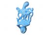 Rustic Light Blue Cast Iron Wall Mounted Octopus Bottle Opener 6 - 2