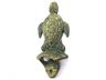 Antique Bronze Cast Iron Wall Mounted Sea Turtle Bottle Opener 6 - 1