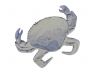 Whitewashed Cast Iron Crab Decorative Bowl 7 - 2