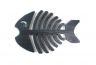 Seaworn Blue Cast Iron Fish Bone Trivet 11 - 2