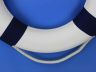 Classic White Decorative Anchor Lifering with Blue Bands 20 - 5