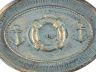 Antique Bronze Cast Iron Decorative Anchors And Lifering Bowl 8 - 1