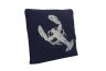 Navy Blue and White Lobster Pillow 16 - 6