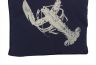 Navy Blue and White Lobster Pillow 16 - 4
