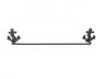 Cast Iron Anchor Bathroom  Set of 3 - Large Bath Towel Holder and Towel Ring and Toilet Paper Holder - 1
