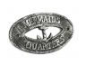 Antique Silver Cast Iron Mermaids Quarters with Anchor Sign 8 - 2