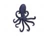 Rustic Dark Blue Cast Iron Wall Mounted Decorative Octopus Hooks 7 - 2