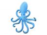 Rustic Light Blue Cast Iron Wall Mounted Decorative Octopus Hooks 7 - 1