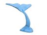 Rustic Light Blue Cast Iron Decorative Whale Tail Hook 5 - 2