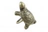 Antique Gold Cast Iron Turtle Napkin Ring 3 - Set of 2 - 2