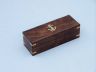 Deluxe Class Antique Brass Captains Spyglass Telescope 15 with Rosewood Box - 5
