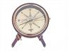 Decorative Wooden Brass Compass Table 23 - 1