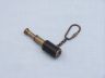 Antique Brass with Leather Spyglass Key Chain 6 - 2