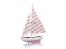 Wooden Pretty in Pink Model Sailboat 17 - 2
