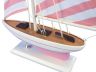 Wooden Pretty in Pink Model Sailboat 17 - 4