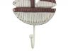 Wooden Rustic Decorative Red and White Sailboat with Hook 7 - 4