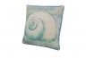 Blue and White Nautilus Decorative Throw Pillow 10 - 4