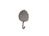 Cast Iron Wall Mounted Decorative Metal Palm Frond Hook 7 - 2
