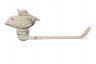 Whitewashed Cast Iron Pelican on Post Toilet Paper Holder 11 - 1