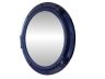 Navy Blue Decorative Ship Porthole Mirror 24 - 3