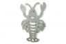 Antique Seaworn Bronze Cast Iron Lobster Trivet 11 - 1