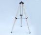 Standing Antique Copper with White Leather Harbor Master Telescope 30 - 6